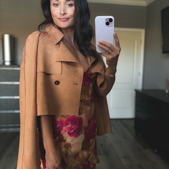 Women's Romantic Floral Mini Dress | Sage The Label | Pink Multi - Picture 8 of 11